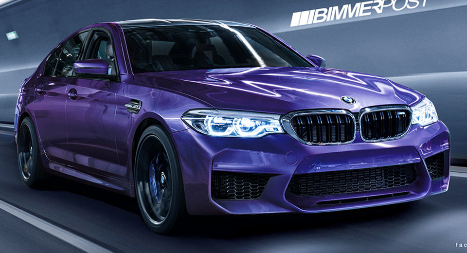 BMW F90 M5-สีม่วง